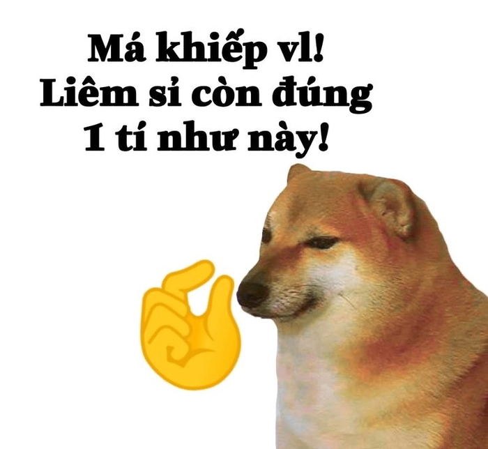 Meme Cheems mặt hài