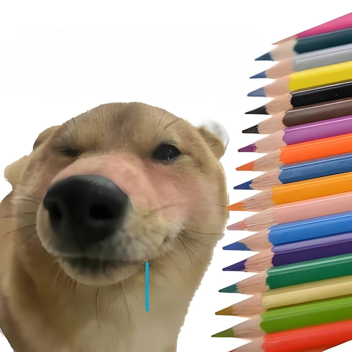 Meme con chó chảy dãi cực kỳ lầy lội