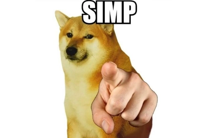 Meme con chó chỉ ngón tay cute