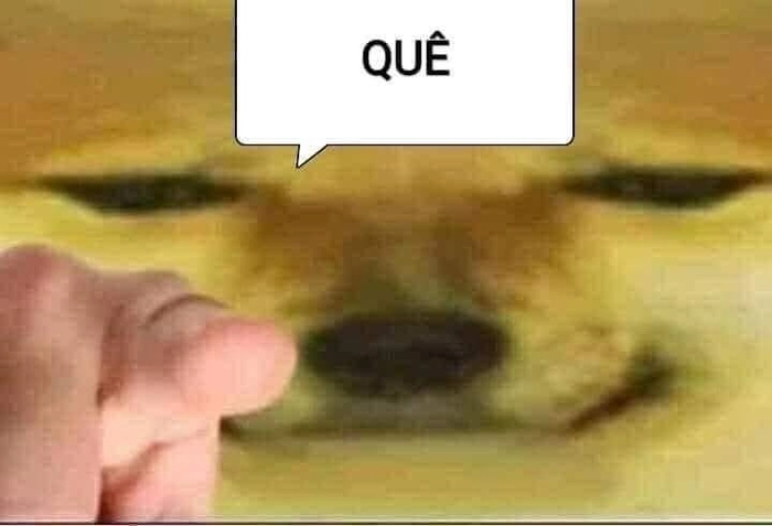 Meme con chó chỉ tay bá đạo