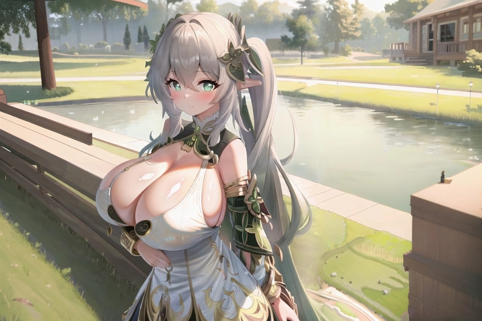 Nahida cute phong cách anime