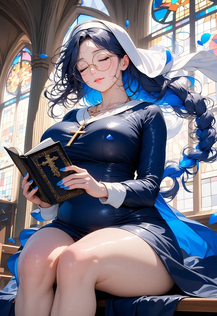 Nữ tu anime đáng yêu