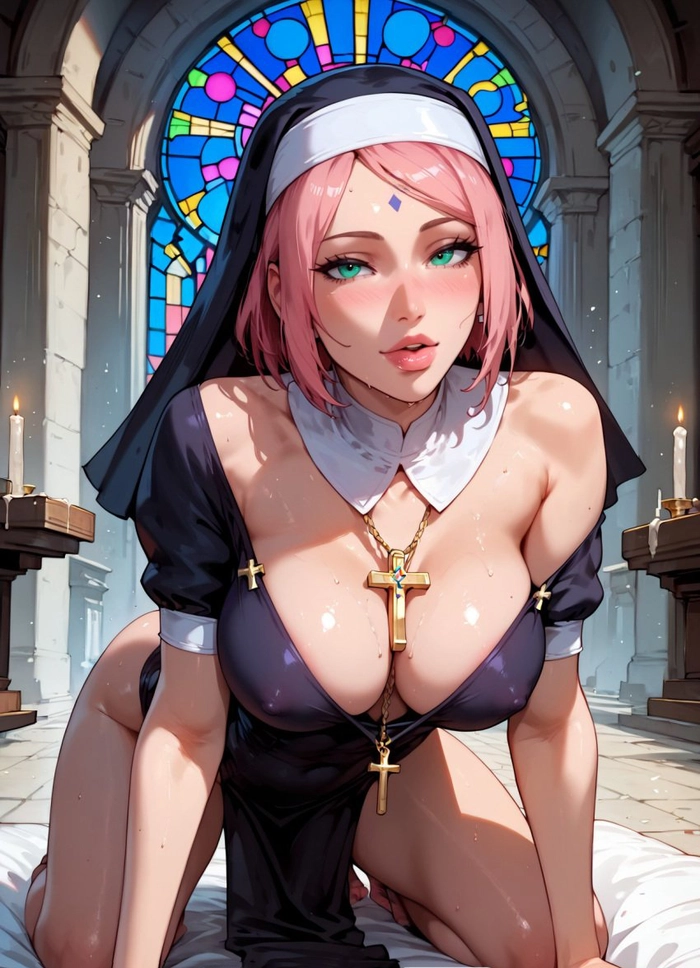 Nữ tu sĩ anime sexy
