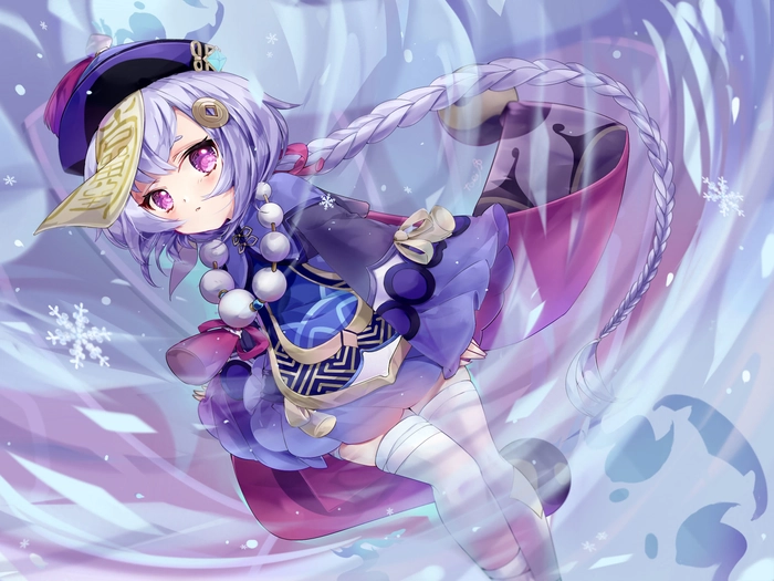 Qiqi và Genshin Impact wallpaper