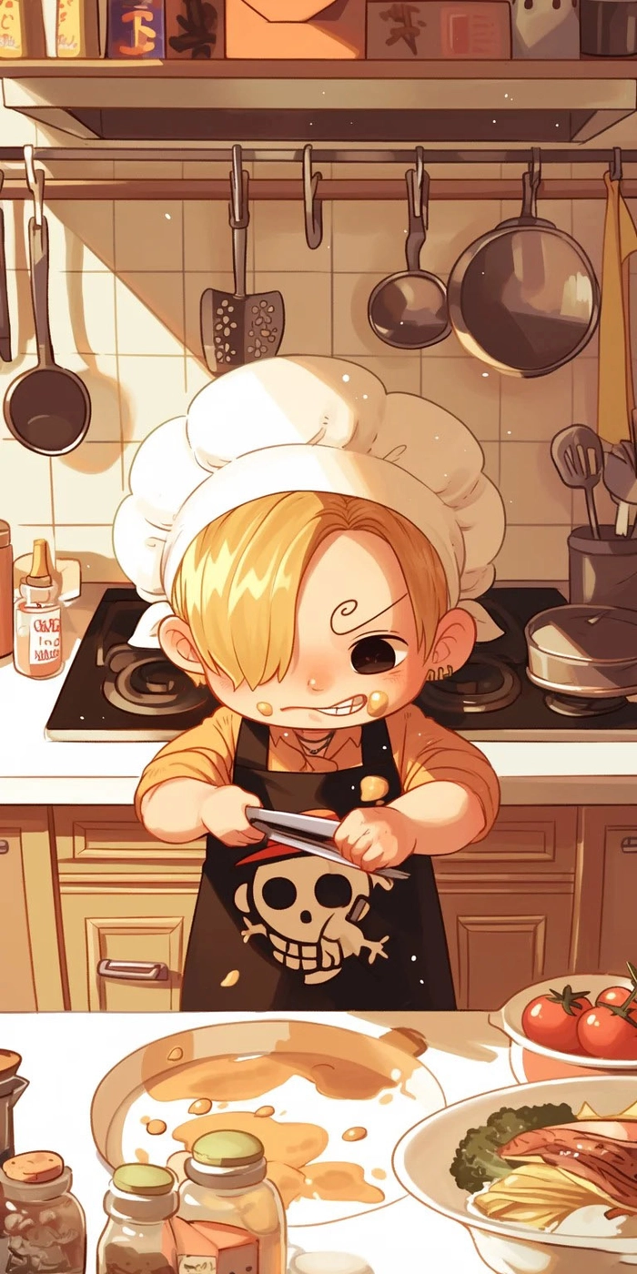 Sanji cool ngầu phiên bản chibi