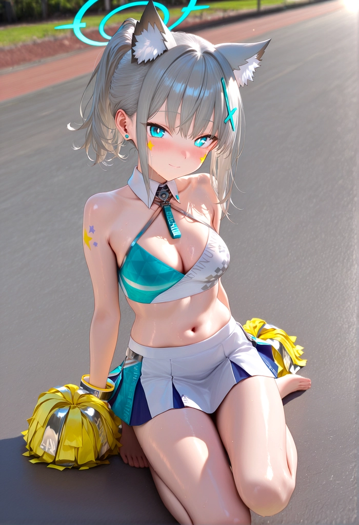 Sunaookami Shiroko hình nền anime