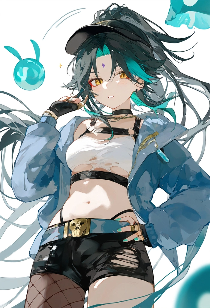 Xiao Genshin sexy mặc giáp mỏng