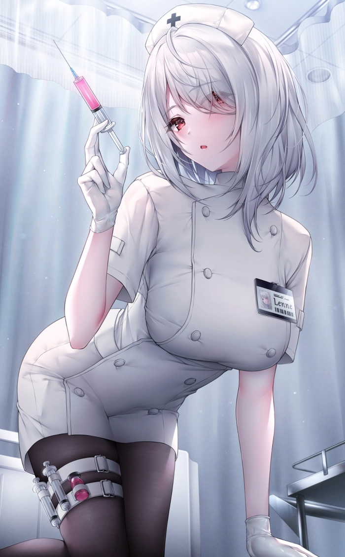 Y tá anime mặc đồ bó sát