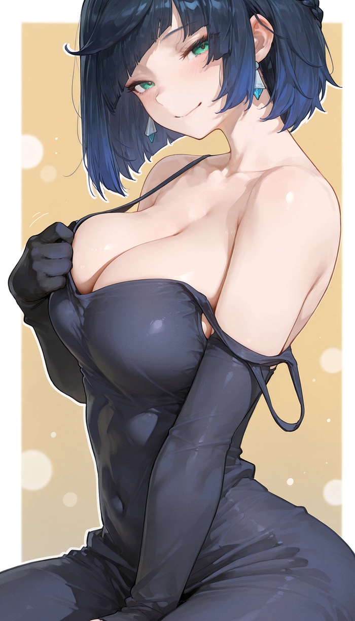 Yelan cosplay nóng bỏng