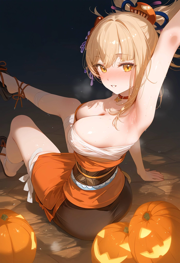 Yoimiya cosplay nóng bỏng