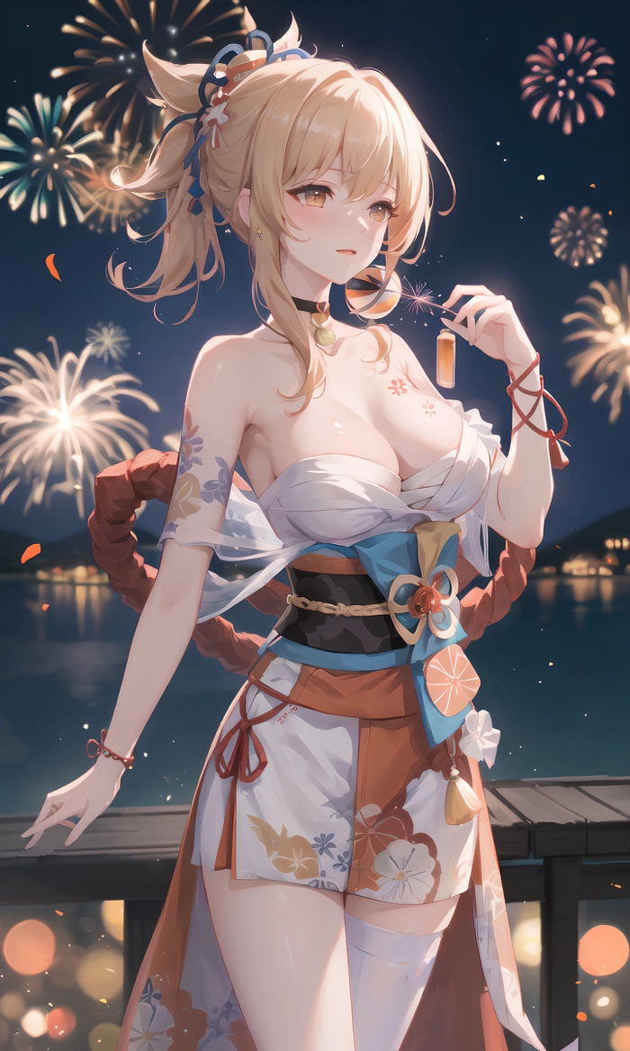 Yoimiya tạo dáng sexy