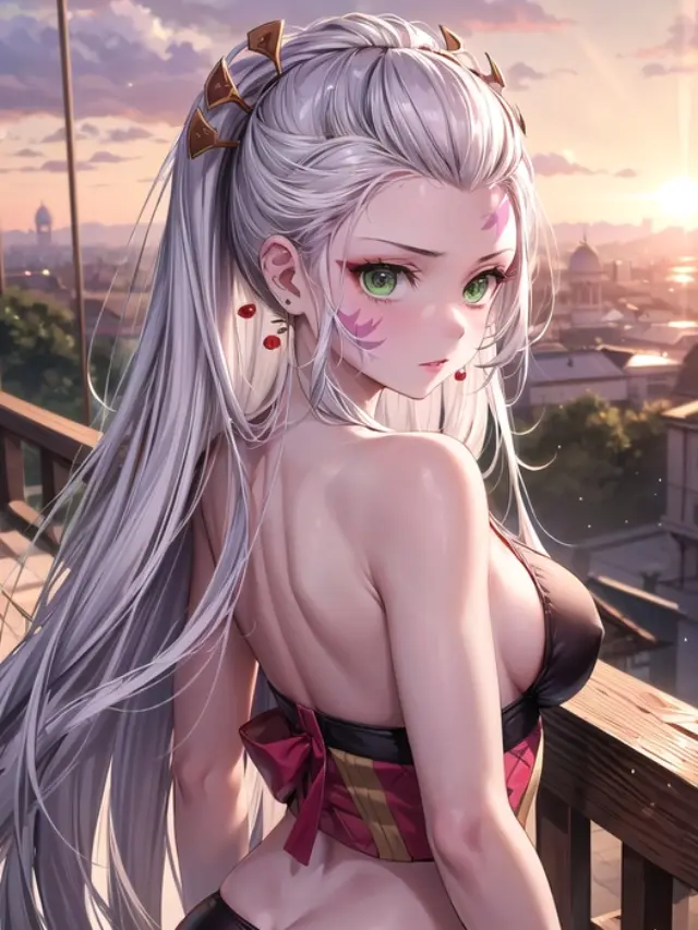 Ảnh chibi Daki đáng yêu