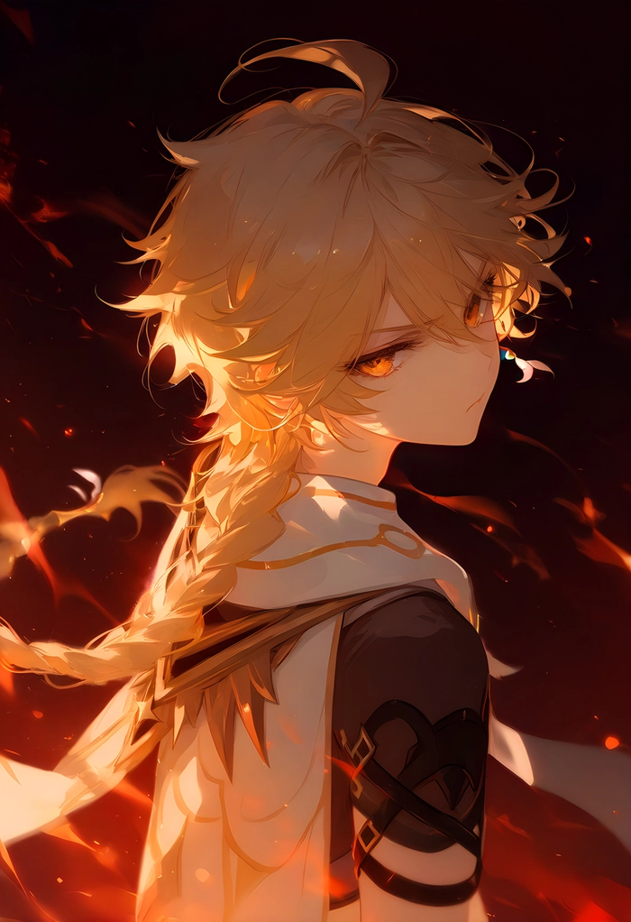 Aether Genshin Impact bản Chibi dễ thương