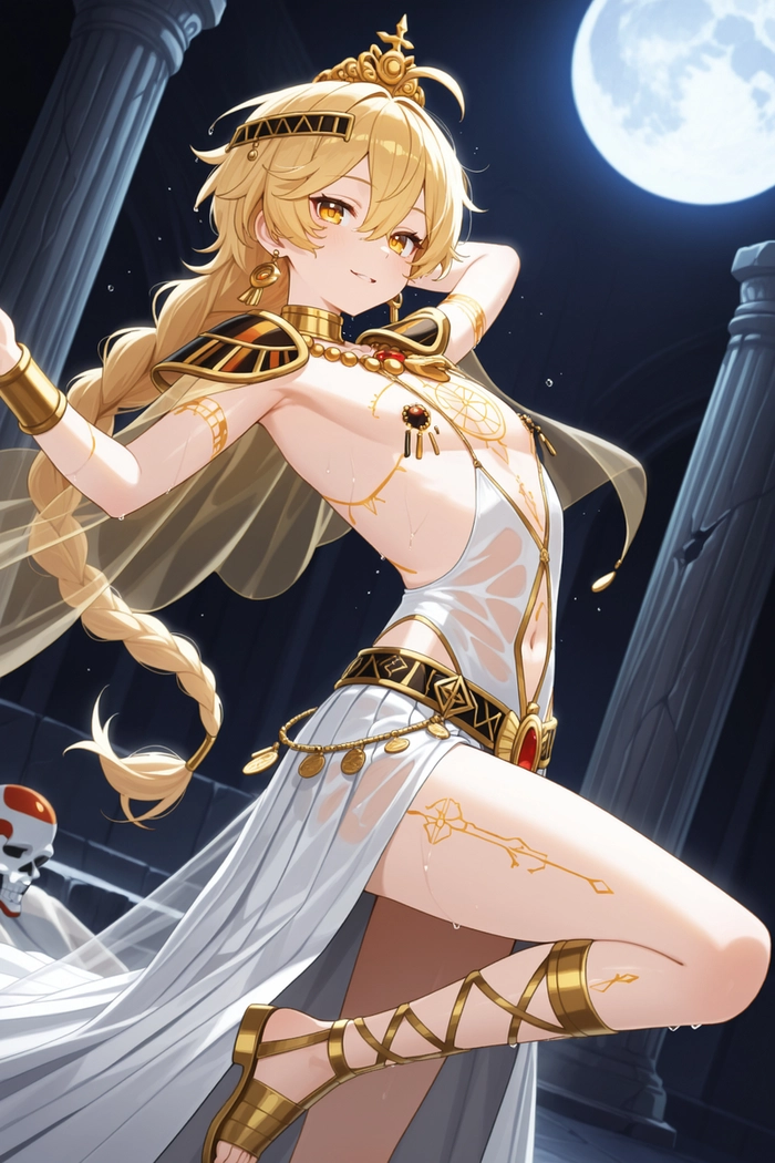 Aether Genshin vibe tự do khám phá