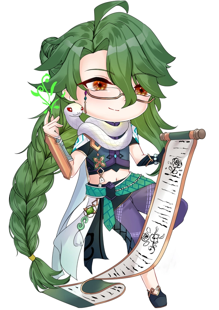 Ảnh Baizhu chibi cute chất Á Đông