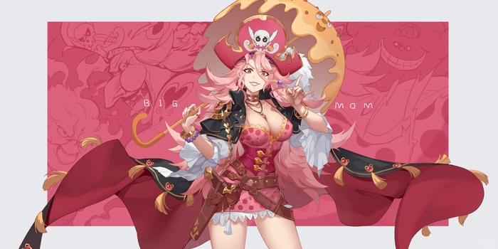Ảnh Big Mom One Piece đậm màu nghệ thuật