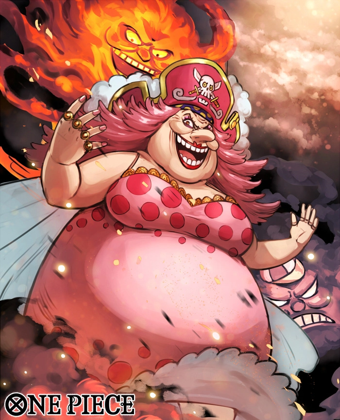 Ảnh Big Mom đang tung Haki bá vương