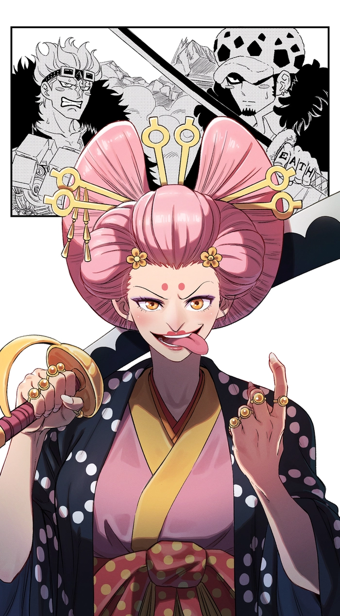Ảnh Big Mom thời còn trẻ mạnh mẽ