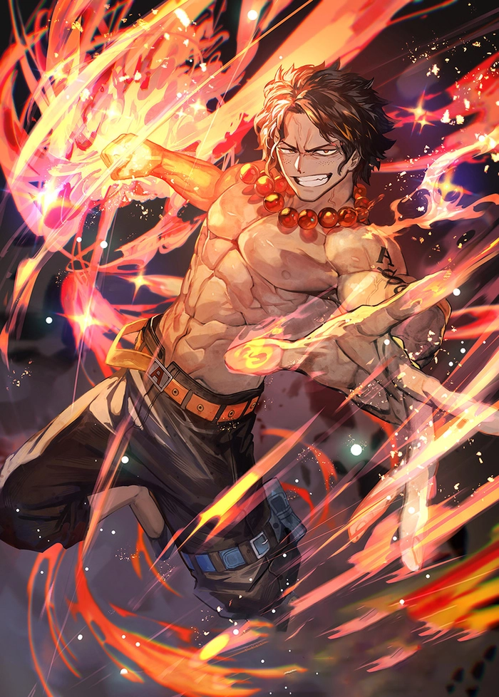 Ảnh One Piece Ace chuẩn visual đỉnh cao