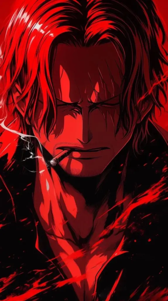 Ảnh One Piece Shanks thần thái kiêu hãnh