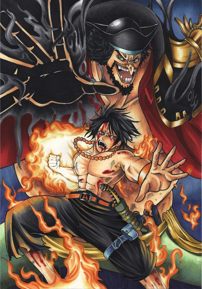 Ảnh Râu Đen One Piece hút mắt