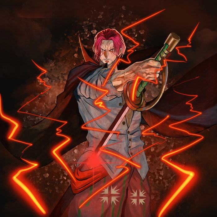 Ảnh Shanks One Piece ánh nhìn bí ẩn