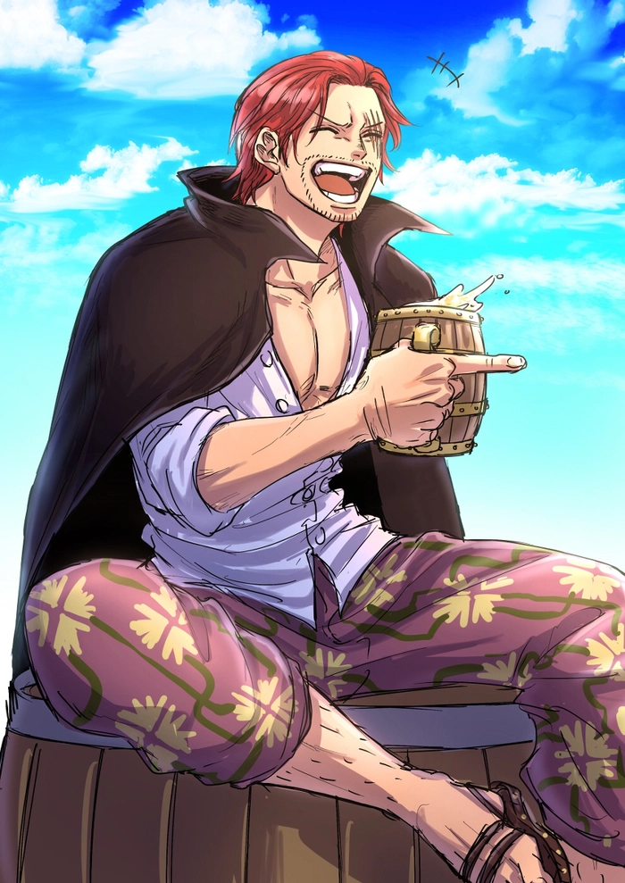 Ảnh Shanks Tóc Đỏ chuẩn visual anime