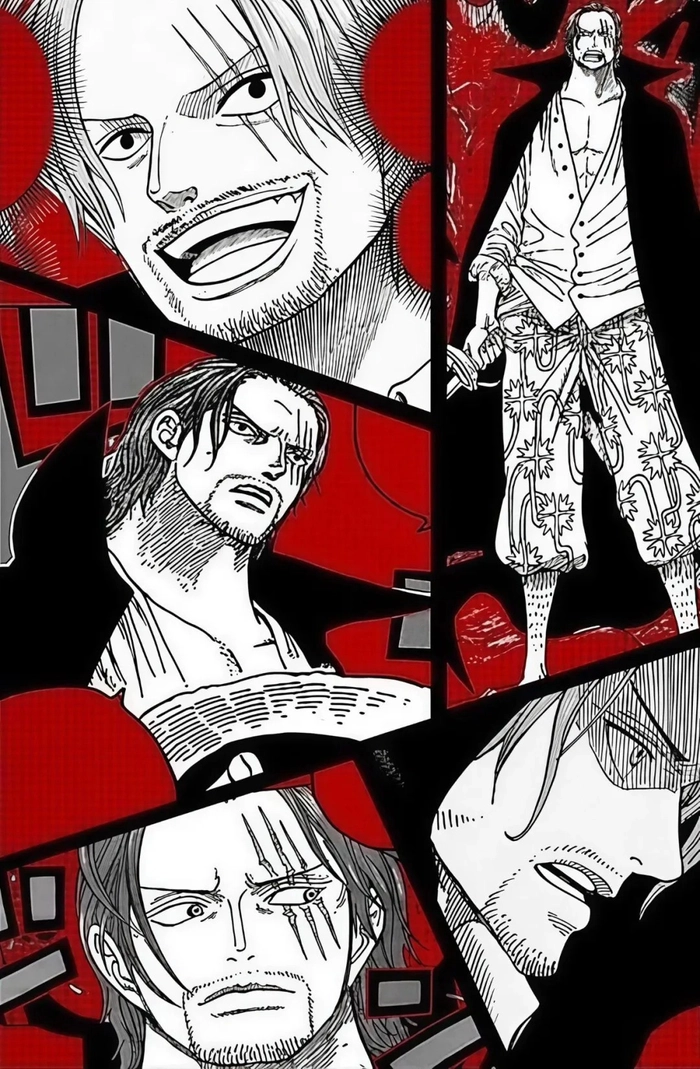 Ảnh Shanks phong cách poster anime