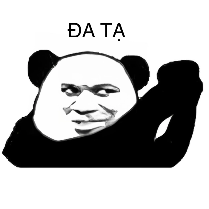 Ảnh meme gấu trúc đáng yêu