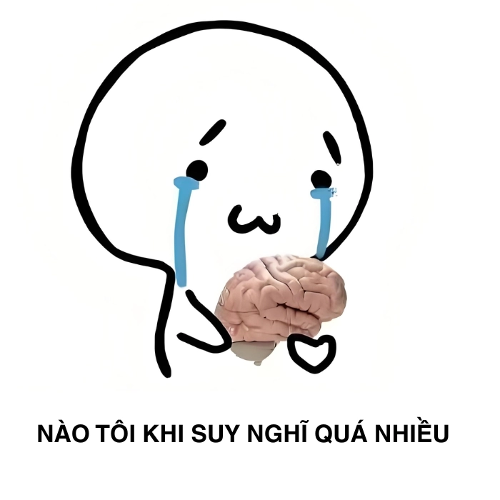 Ảnh meme suy nghĩ châm biếm