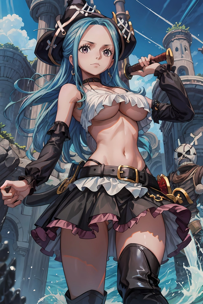 Avatar Vivi One Piece phong cách gợi cảm
