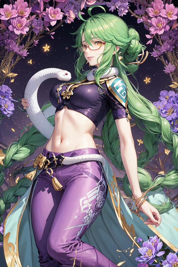 Baizhu Genshin Impact phiên bản nữ sexy