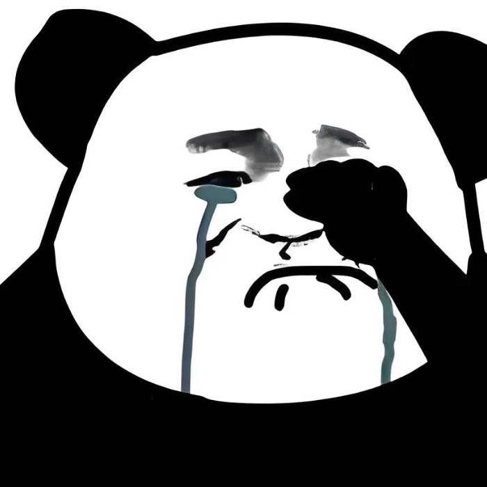 Buồn meme với ánh mắt trống rỗng