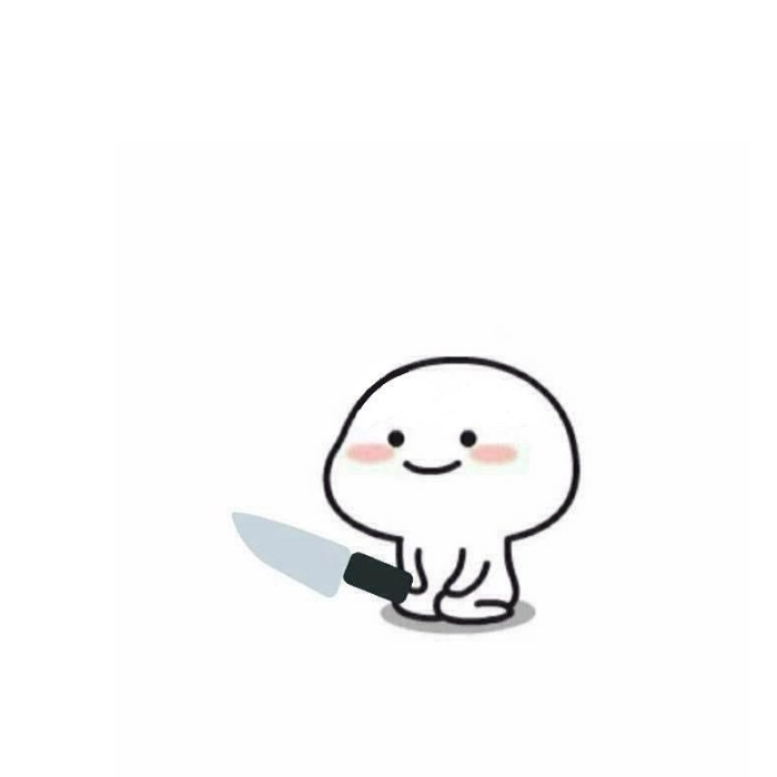 Cầm dao meme dỗi nhẹ bạn thân