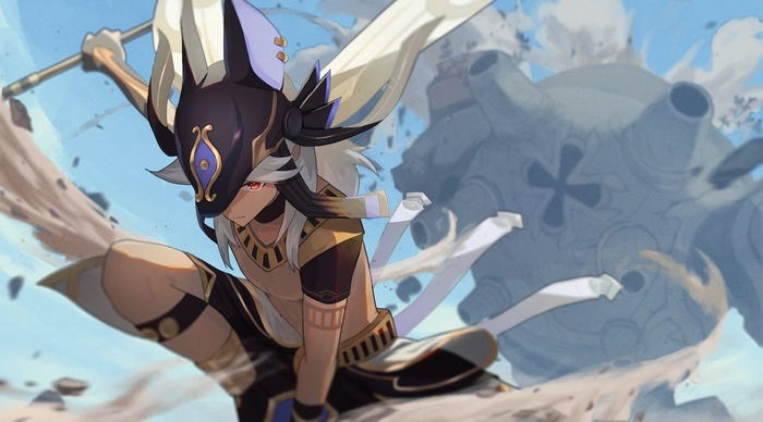 Cyno Genshin Impact Chibi