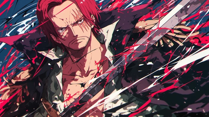 Fanart Shanks với thần thái bất cần