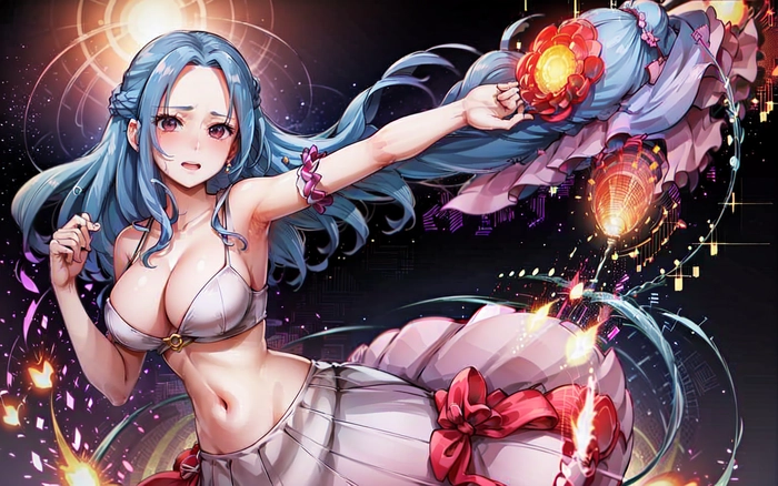 Fanart Vivi bikini theo phong cách cổ điển