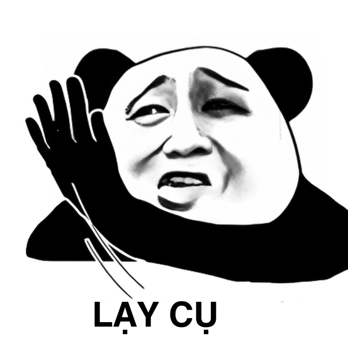 Gấu trúc meme ngốc nghếch