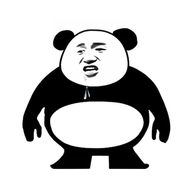 Gấu trúc meme tròn trĩnh