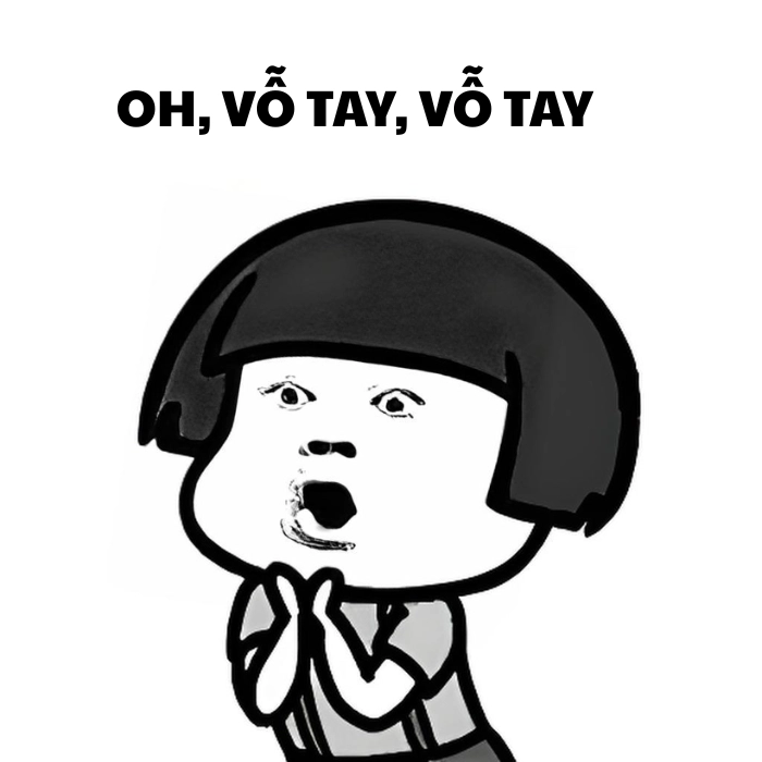 Gấu trúc meme vỗ tay