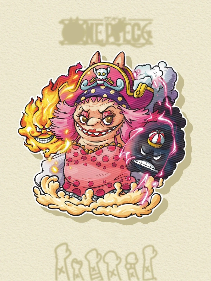 Hình Big Mom ngầu với vương miện