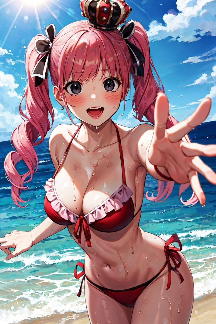 Hình Perona mặc bikini
