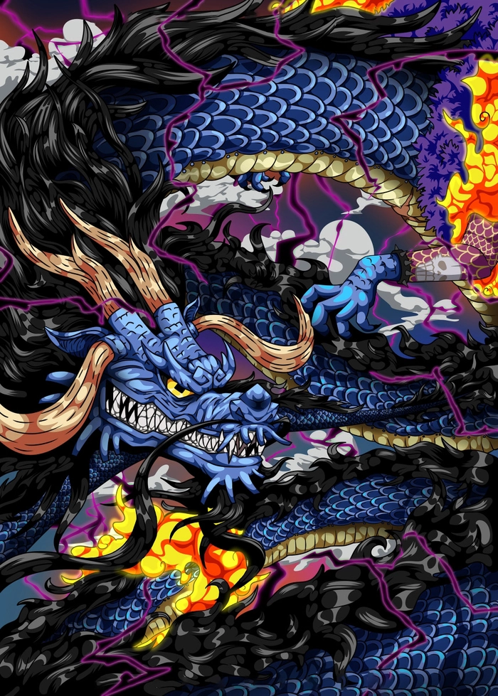 Hình ảnh Kaido chuẩn visual One Piece