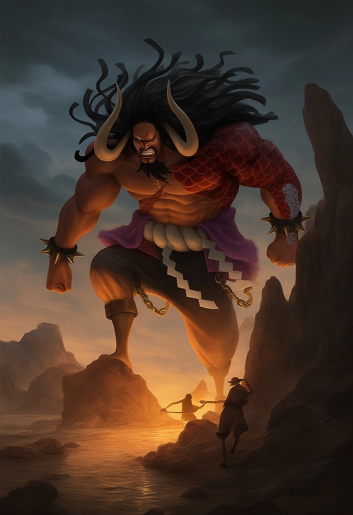 Hình ảnh Kaido trong One Piece cực nghệ