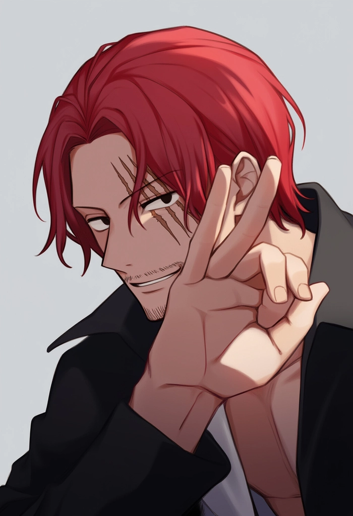 Hình ảnh Shanks Tóc Đỏ trong One Piece