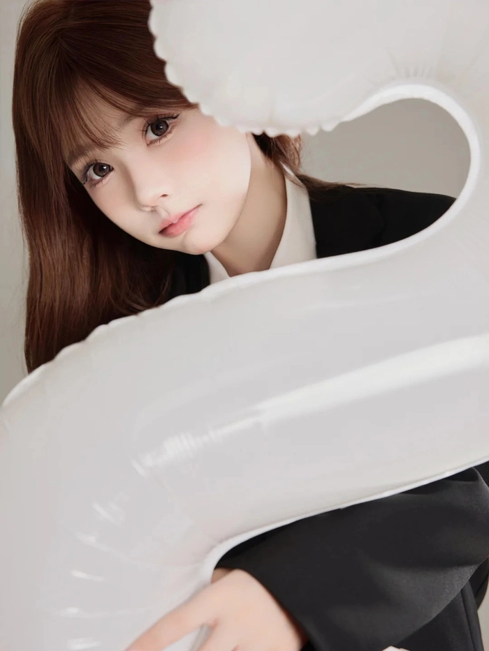 Hình ảnh gái xinh 2k7 mặc áo hoodie