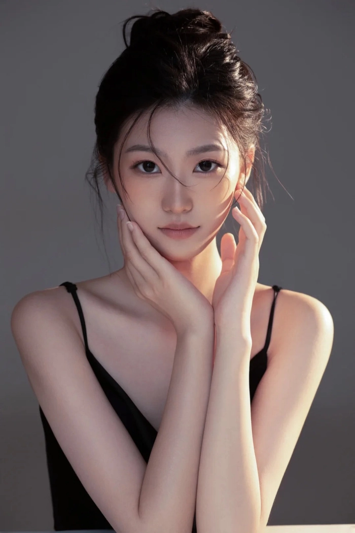 Hình ảnh gái xinh 2k7 với kiểu tóc trendy
