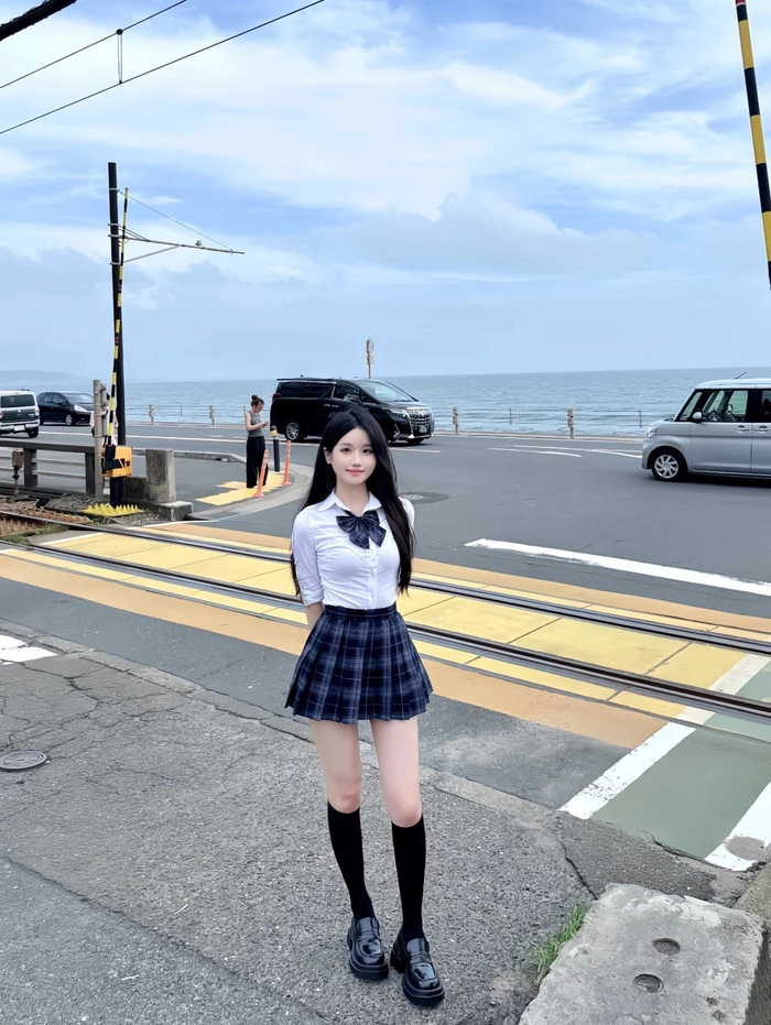 Hình ảnh gái xinh cosplay nữ sinh