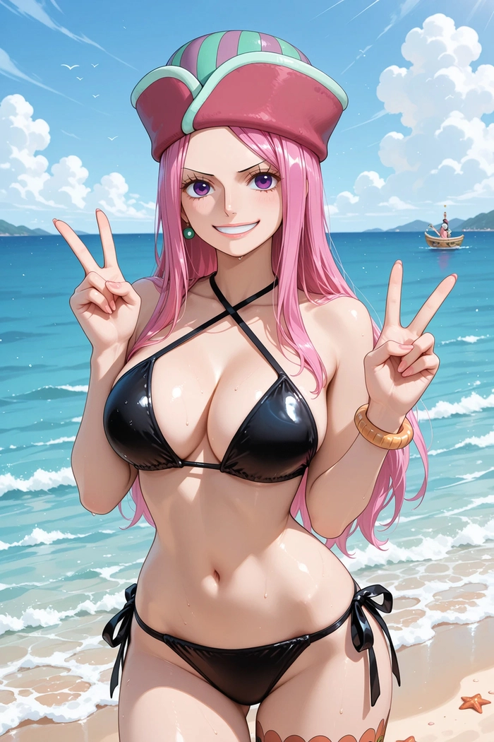 Hình anime Jewelry Bonney bikini