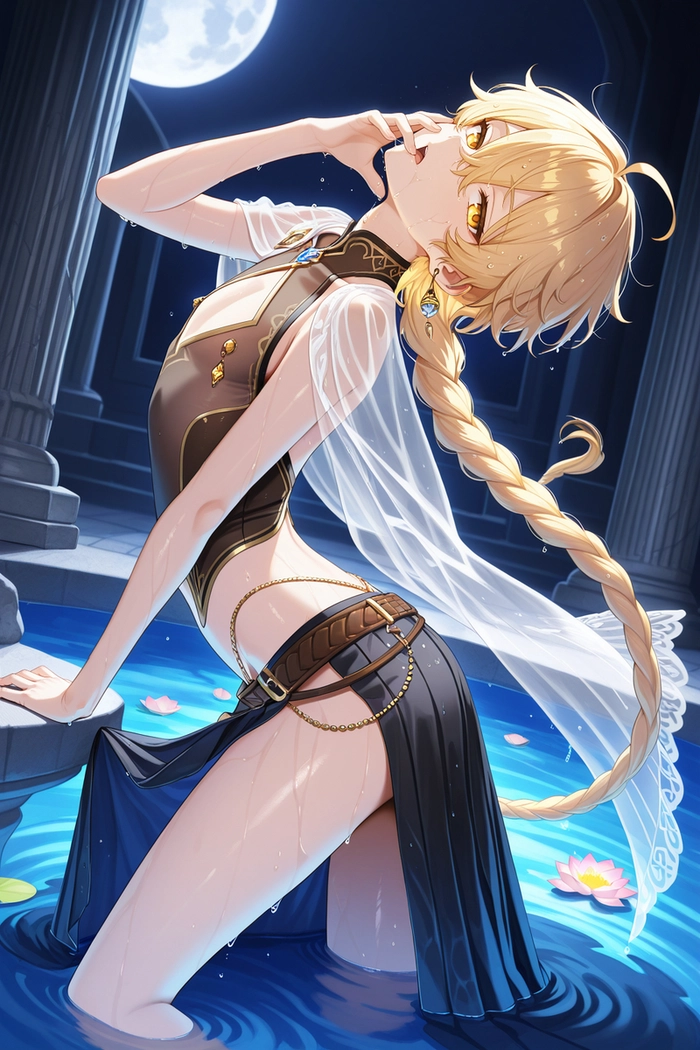 Hình nền Aether cho fan Genshin